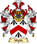 Irish Family Coat of Arms (v.25) Walsh