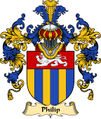 Welsh Family Coat of Arms (v.25) Philip (Sir, AP RHYS, Breconshire)