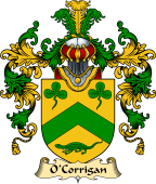 Irish Family Coat of Arms (v.25) O'Corrigan or Carrigan