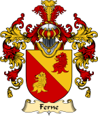 English Family Coat of Arms (v.25) Ferne