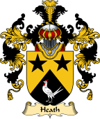 English Family Coat of Arms (v.25) Heath