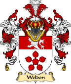 English Family Coat of Arms (v.25) Weldon