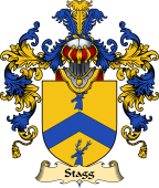 English Family Coat of Arms (v.25) Stagg