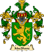 Irish Family Coat of Arms (v.25) MacShane