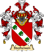 English Family Coat of Arms (v.25) Stephenson or Stevenson