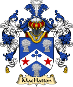 Irish Family Coat of Arms (v.25) MacHatton or MacIlhatton