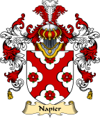 Scottish Family Coat of Arms (v.25) Napier