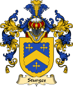 English Family Coat of Arms (v.25) Sturgis or Sturges