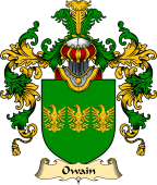 Welsh Family Coat of Arms (v.25) Owain (GWYNEDD)