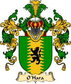 Irish Family Coat of Arms (v.25) O'Hara