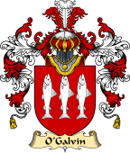 Irish Family Coat of Arms (v.25) O'Galvin