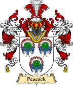 Scottish Family Coat of Arms (v.25) Peacock