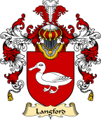 Welsh Family Coat of Arms (v.25) Langford (of Allington, Gresford, Denbighshire)