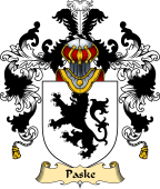 English Family Coat of Arms (v.25) Paske