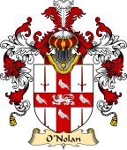 Irish Family Coat of Arms (v.25) O'Nowlan or Nolan