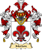 English Family Coat of Arms (v.25) Morden or Mordon