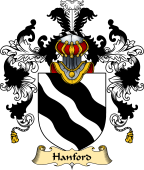 English Family Coat of Arms (v.25) Hanford