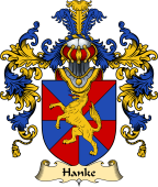 English Family Coat of Arms (v.25) Hanke