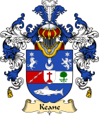 Irish Family Coat of Arms (v.25) O'Cahan (Kane or Keane)