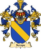 English Family Coat of Arms (v.25) Scroope or Scrope