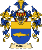 English Family Coat of Arms (v.25) Valliant