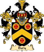 English Family Coat of Arms (v.25) Bury