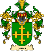 Irish Family Coat of Arms (v.25) Jones