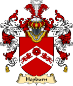 English Family Coat of Arms (v.25) Hepburn