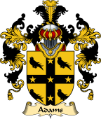 English Family Coat of Arms (v.25) Adams