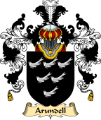 English Family Coat of Arms (v.25) Arundell