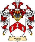 English Family Coat of Arms (v.25) Violet