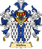 English Family Coat of Arms (v.25) Molins