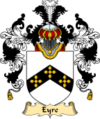 English Family Coat of Arms (v.25) Eyre