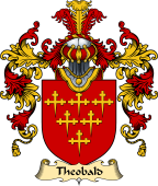 English Family Coat of Arms (v.25) Theobald