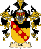 English Family Coat of Arms (v.25) Hallet