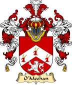 Irish Family Coat of Arms (v.25) O'Meehan or Meighin