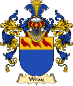 English Family Coat of Arms (v.25) Wray or Wrey