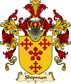 English Family Coat of Arms (v.25) Shipman or Shipham