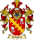 English Family Coat of Arms (v.25) Sargant or Seargent