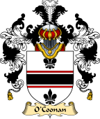 Irish Family Coat of Arms (v.25) O'Coonan or Conan