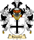 English Family Coat of Arms (v.25) Banester