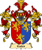 English Family Coat of Arms (v.25) Gates