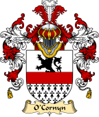 Irish Family Coat of Arms (v.25) O'Cornyn