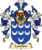 English Family Coat of Arms (v.25) Lawford