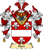 English Family Coat of Arms (v.25) Hart I