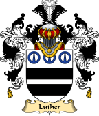 English Family Coat of Arms (v.25) Luther