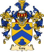 English Family Coat of Arms (v.25) Gay