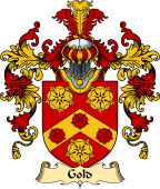 English Family Coat of Arms (v.25) Gold