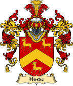 English Family Coat of Arms (v.25) Hind (e)