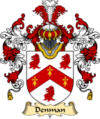 English Family Coat of Arms (v.25) Denman